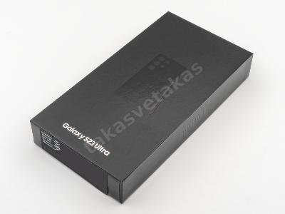 Galaxy S23 Ultra 256 GB Phantom Black — Kutulu, S Pen Tam