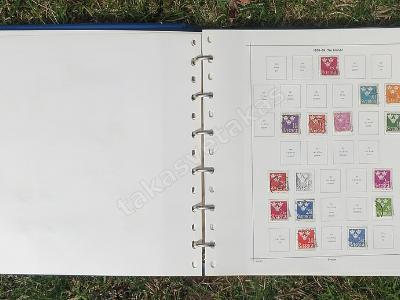 Facit İsveç pul albümü 1855-1959, pullu sayfalarla