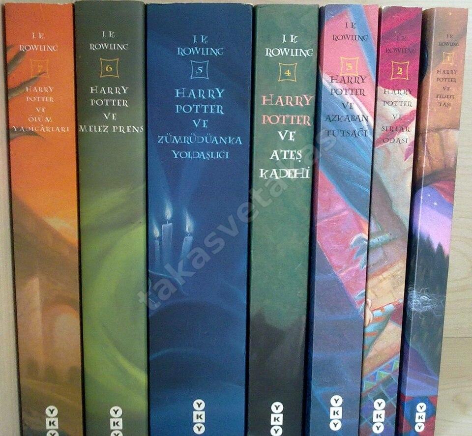 Harry Potter 7 kitaplık tam set, YKY Türkçe